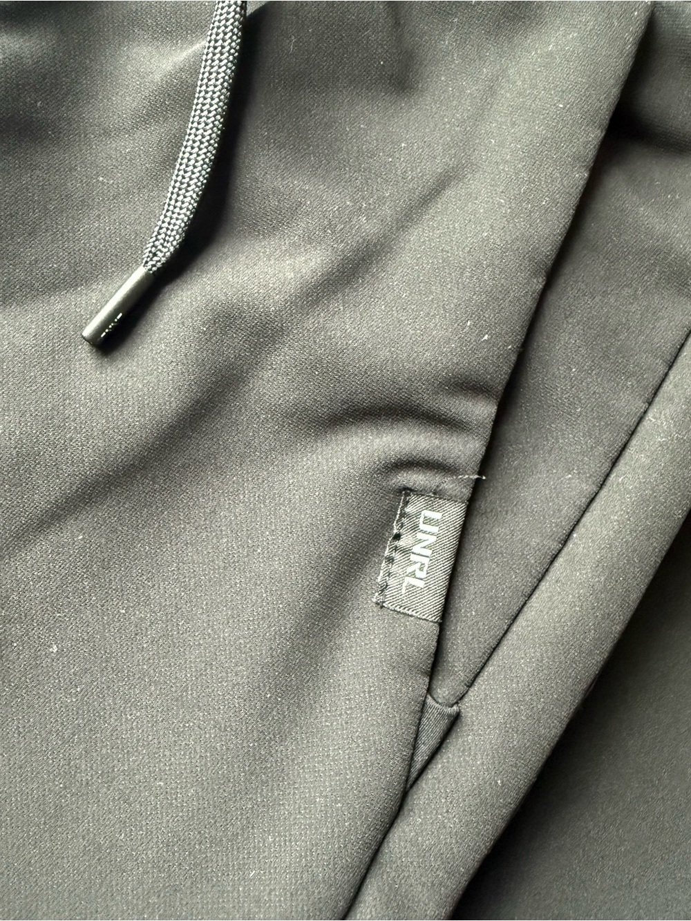UNRL, Small, Men's Black Jogger Pants with Drawstring - Picture 5 of 5
